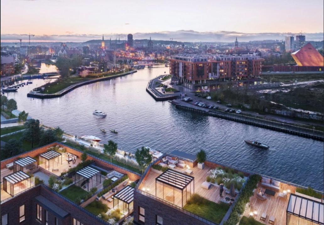 Apartament Gdansk Premium Lux Nadmotlawie מראה חיצוני תמונה